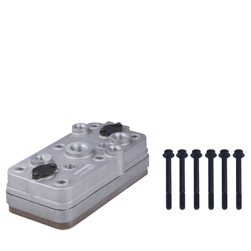 Cabeza Para Compresor Bendix Ba-922 Doble Piston Con Placa, Calidad OEM .